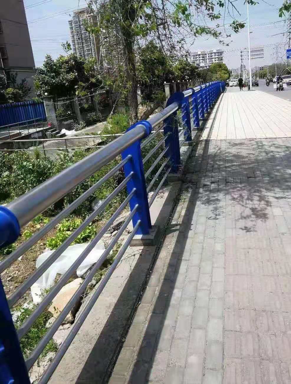 56*3不銹鋼復(fù)合管護(hù)欄效果圖產(chǎn)地廠家直銷